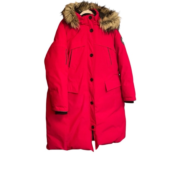 Performance Glacial Terrain Gear Red LONG Parka by Alpinetek-Size 2X Down Filled - Picture 2 of 16